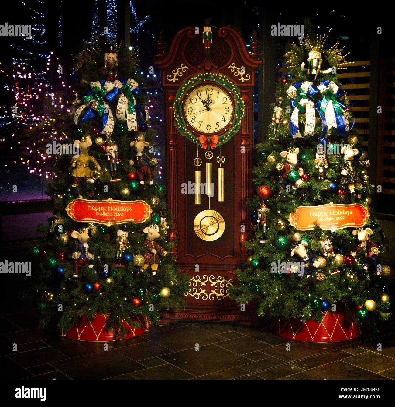 Calgary Zoolights Alberta Stockfoto