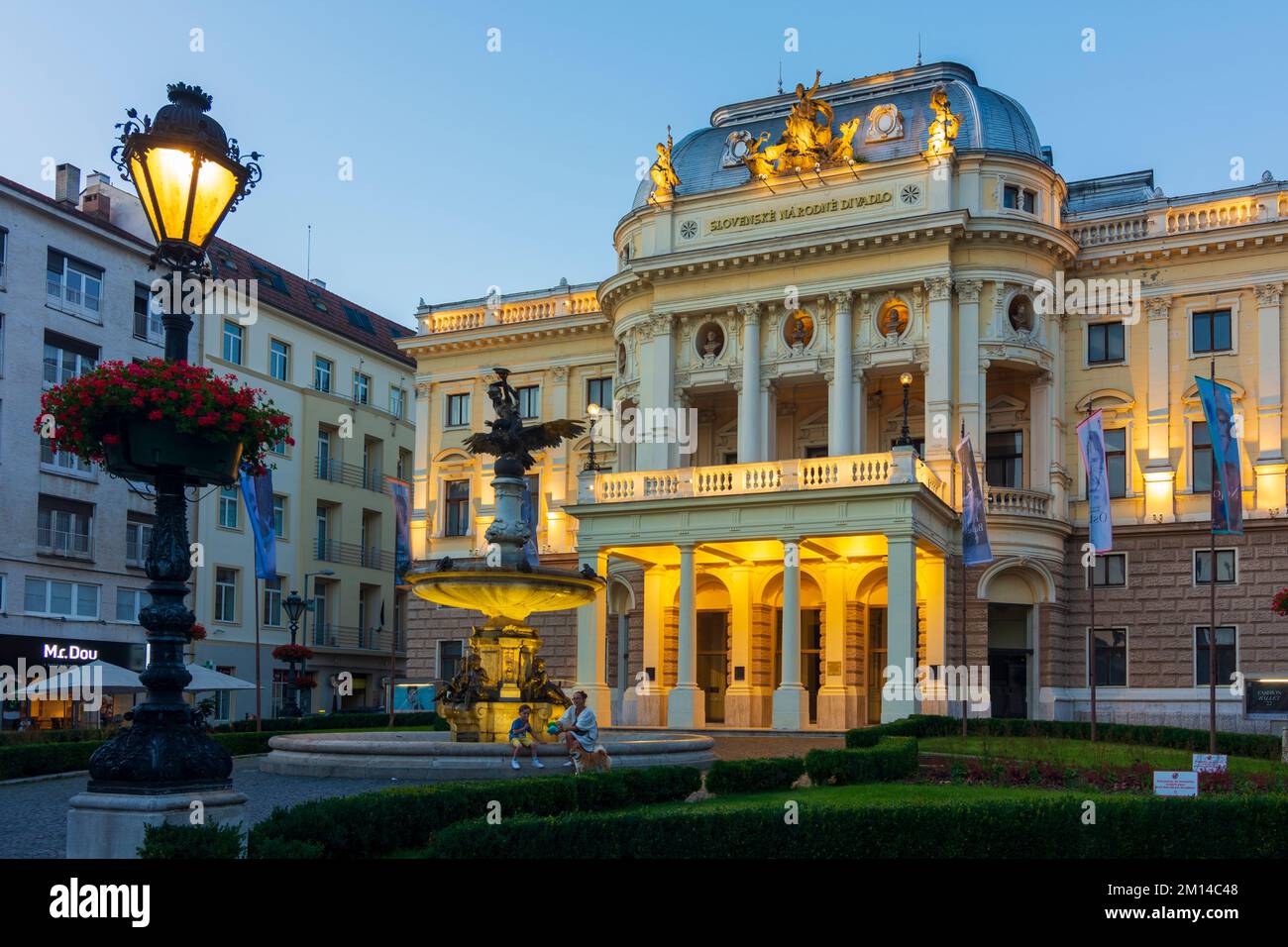 Bratislava (Pressburg): Slowakisches Nationaltheater (Slovenské národné divadlo, SND) in , Slowakei Stockfoto