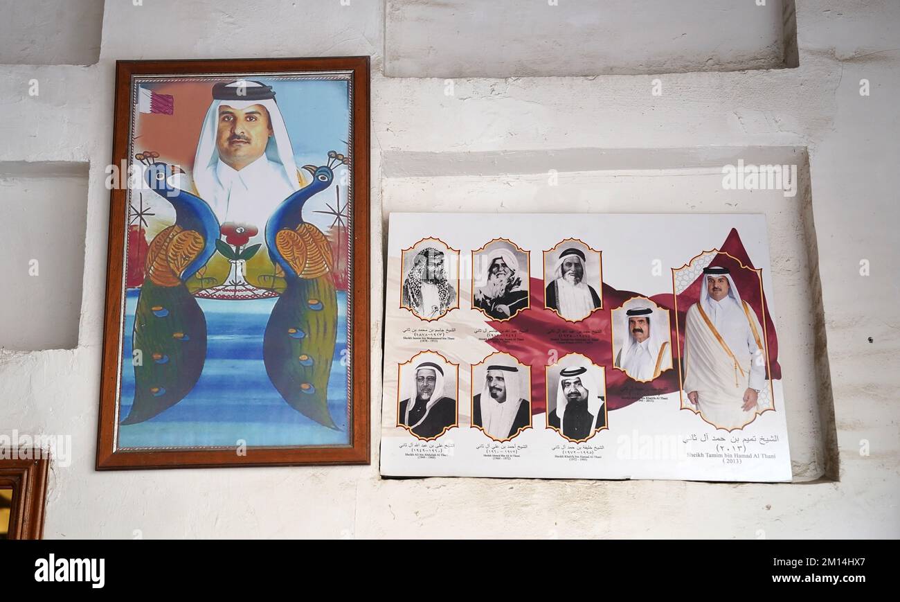 Kunstwerke in Doha, Katar. Foto: Samstag, 10. Dezember 2022. Stockfoto