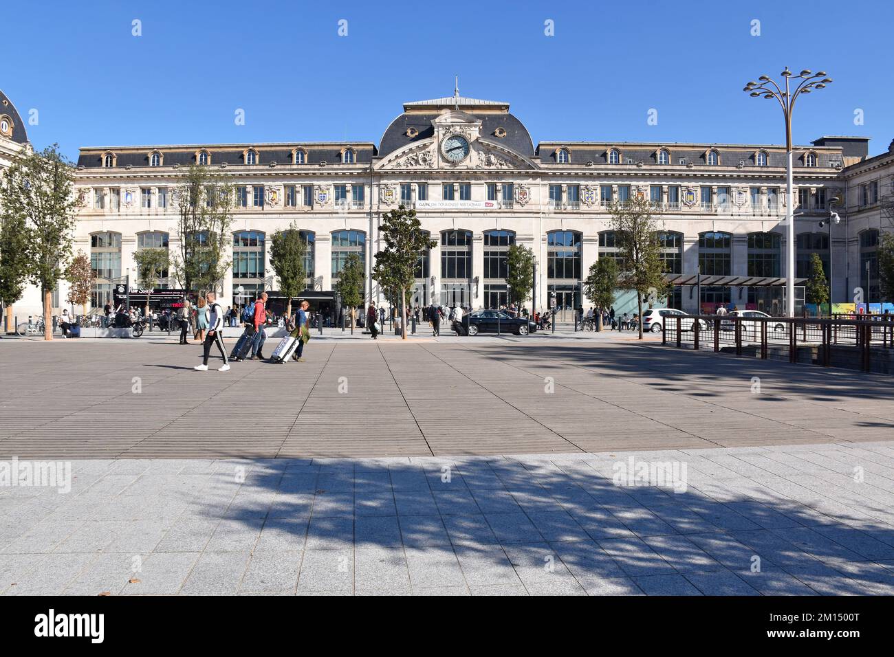 Bahnhof Toulouse Matabiau, Frankreich, SNCF, erbaut 1903-05 in einem Stil, der Barock, Klassik und Belle Epoque, Architekt Marius Toudoire, kombiniert Stockfoto
