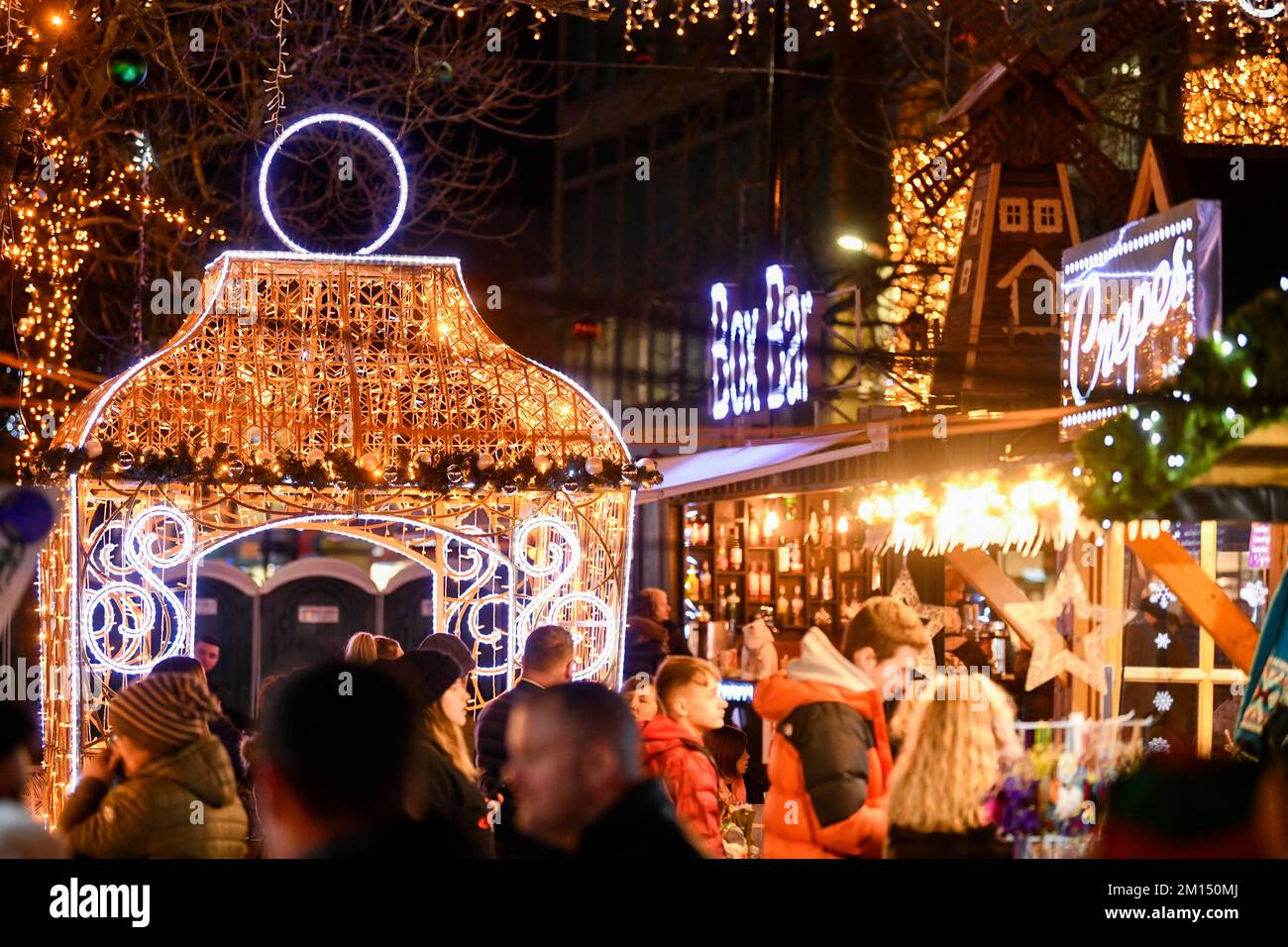 Weihnachtsmarkt Carlisle 2022: 3. Dezember 2022 Stockfoto