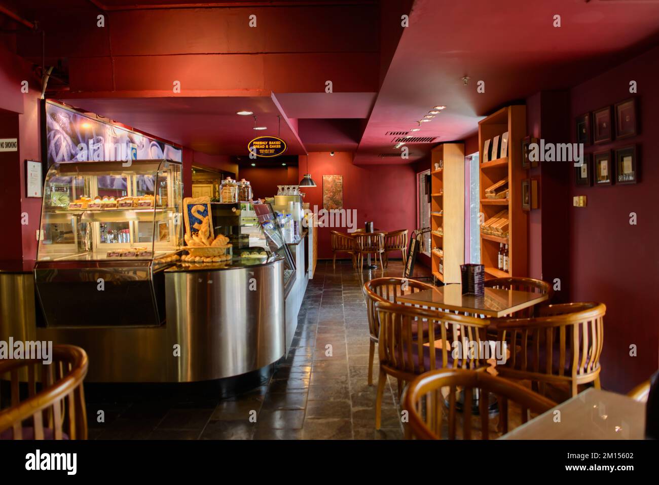 KUCHING 02. MAI Café in der Innenstadt von Kuching am 02. Mai 2014