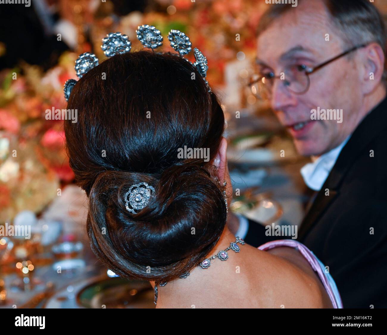 Crown Princess Victoria während des Nobelpreisträgers im Rathaus in Stockholm, Schweden, Samstag, den 10. Dezember 2022.Foto: Jonas Ekstromer / TT / 1 Stockfoto