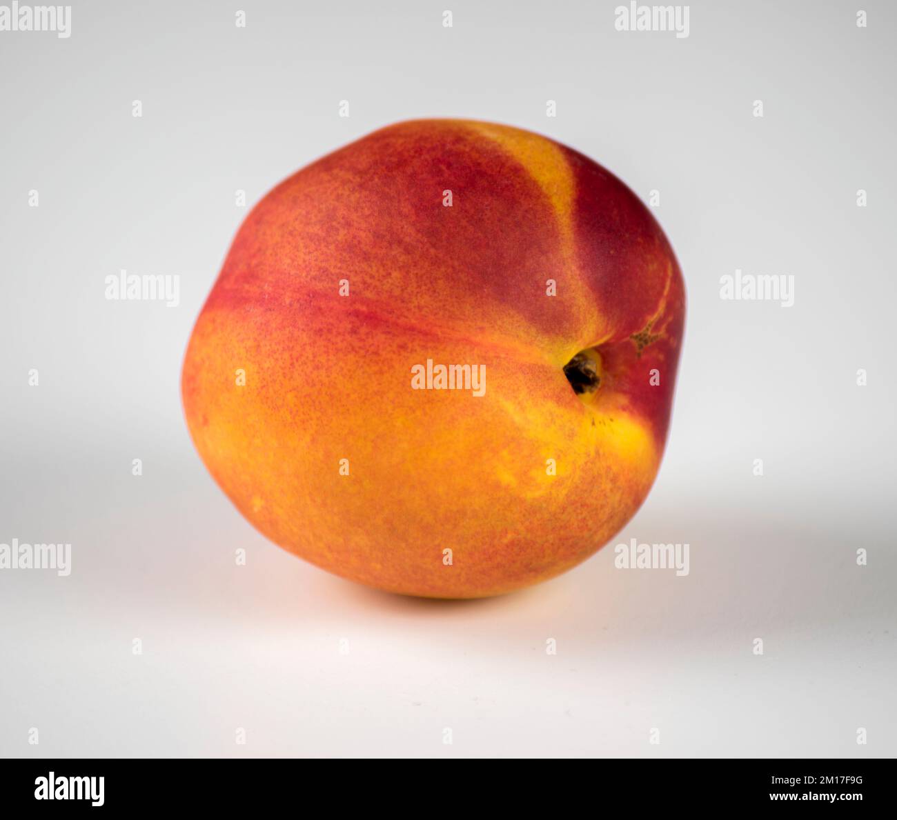 Nahaufnahme eines leckeren Pfirsichs Stockfoto