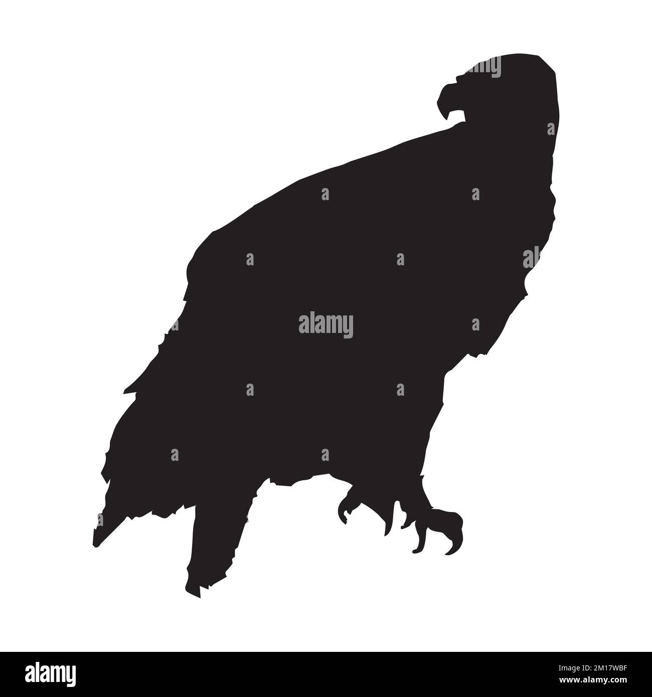 Vektordarstellung der Geier-Silhouette Stock Vektor