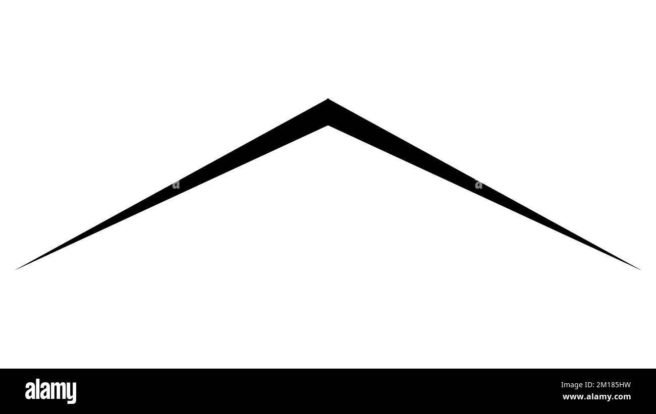 Dach einfaches Logo, Immobiliensymbol Business Design Dachhaus Stock Vektor