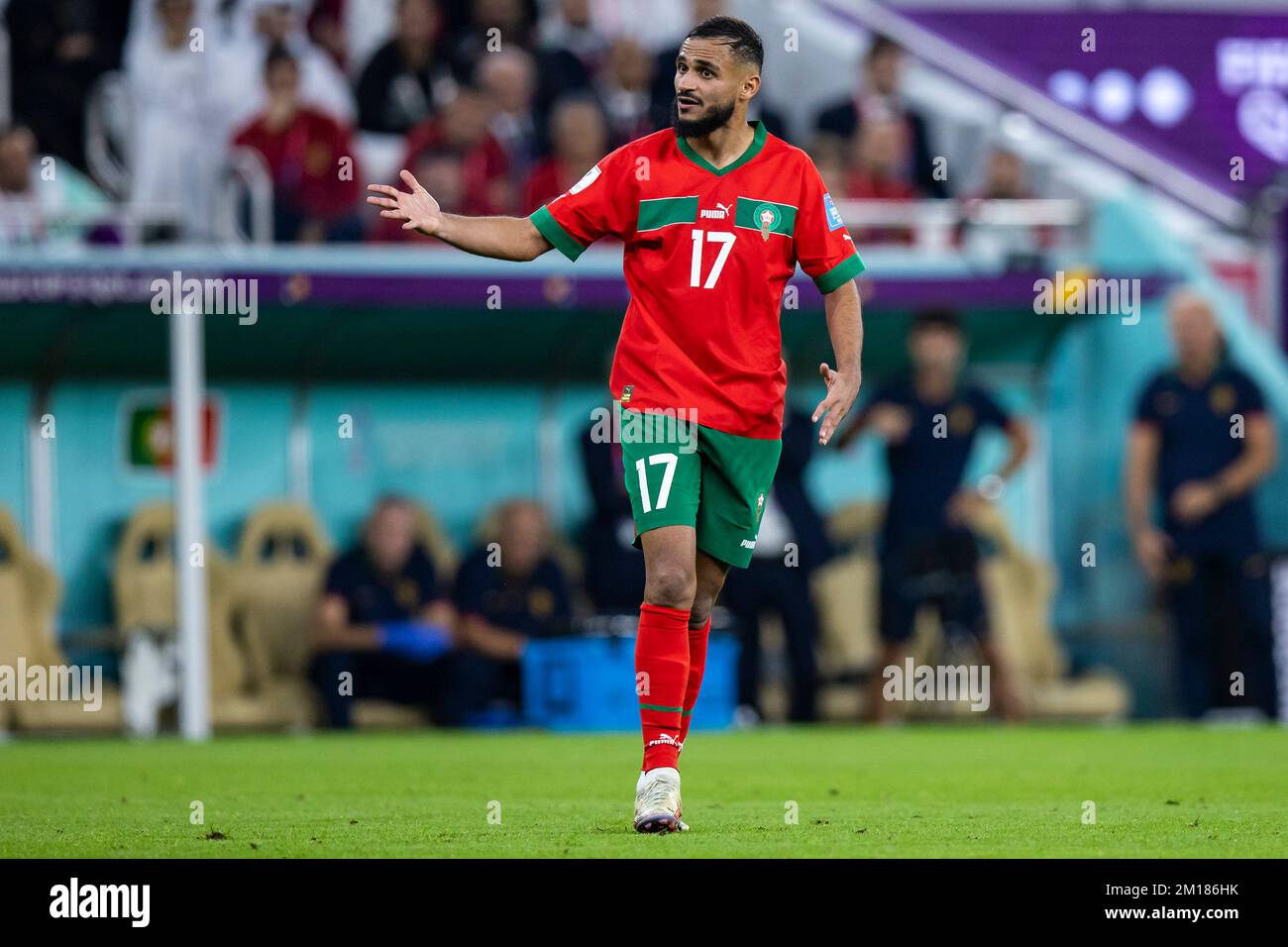 Doha, Katar. 10.. Dezember 2022. Fußball Weltmeisterschaft, Marokko