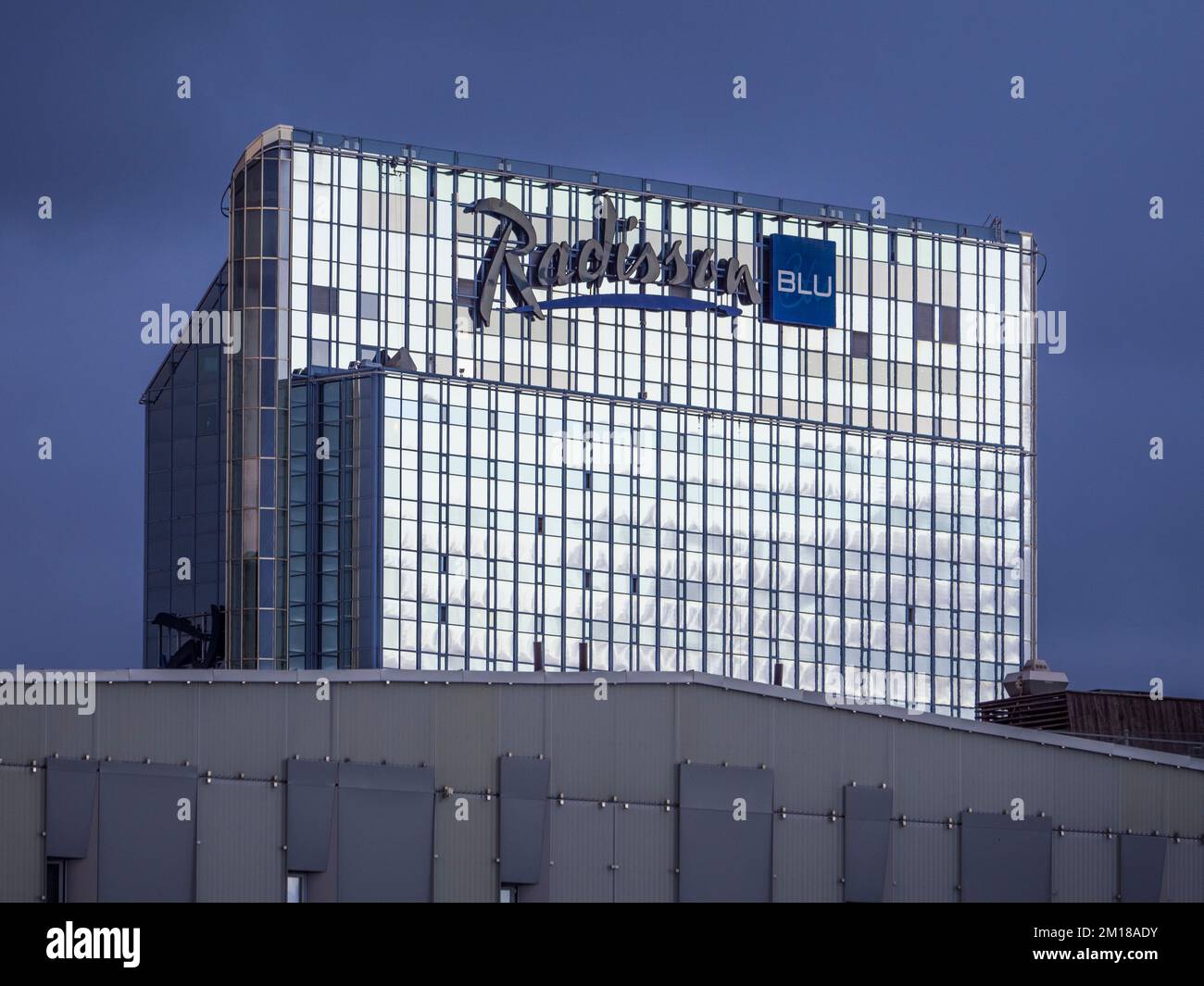 Radisson Blu, Designer Hotel, Oslo, Norwegen, Skandinavien, Europa. Stockfoto