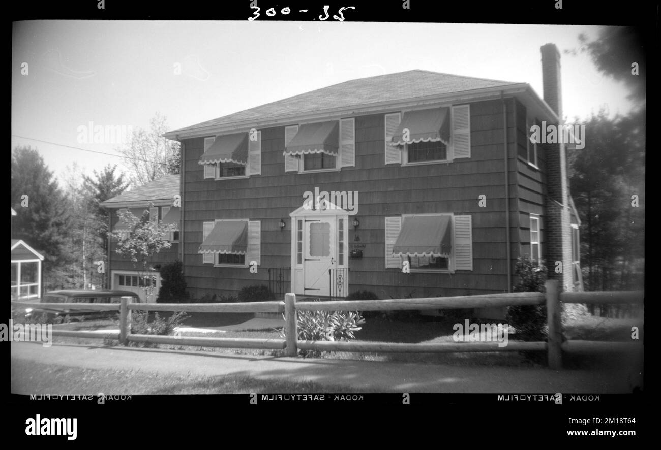 Sutton Road #35, Houses. Needham Building Kollektion Stockfoto