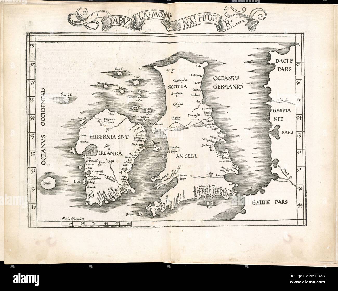 Tabula moderna Hiber , Britische Inseln, Karten, frühe Arbeiten 1800 Norman B. Leventhal Map Center Collection Stockfoto Tabula moderna Hiber , Britische Inseln, Karten, frühe Arbeiten 1800 Norman B. Leventhal Map Center Collection Stockfoto