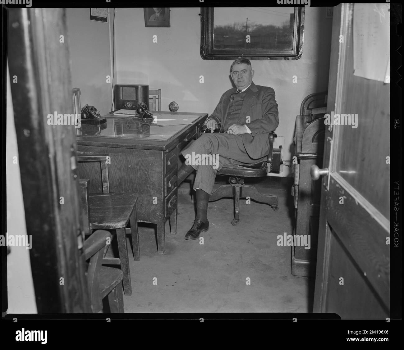 Thomas F. Spelman, Büros, Metropolitan Transit Authority Boston, Mass. Leon Abdalian Kollektion Stockfoto