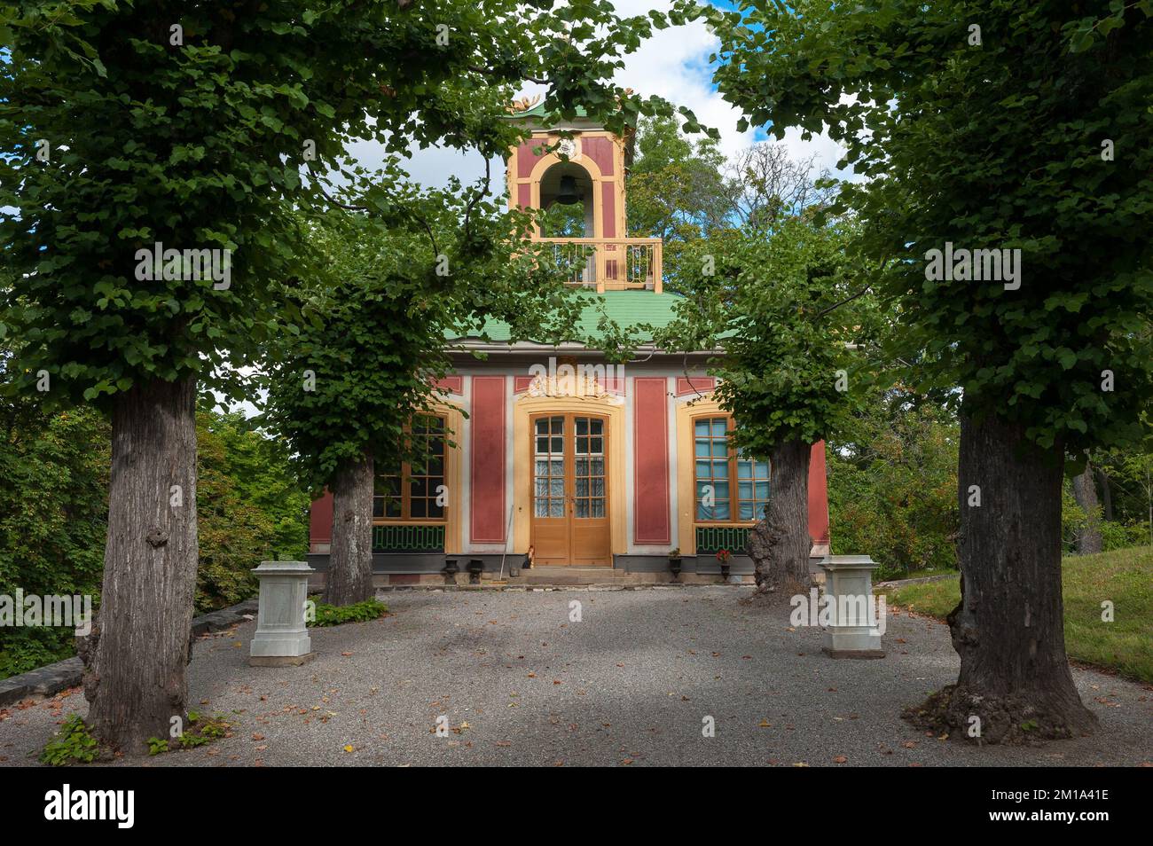 Schloss Drottningholm, Gemeinde Ekerö, Stockholmer Bezirk, Schweden Stockfoto