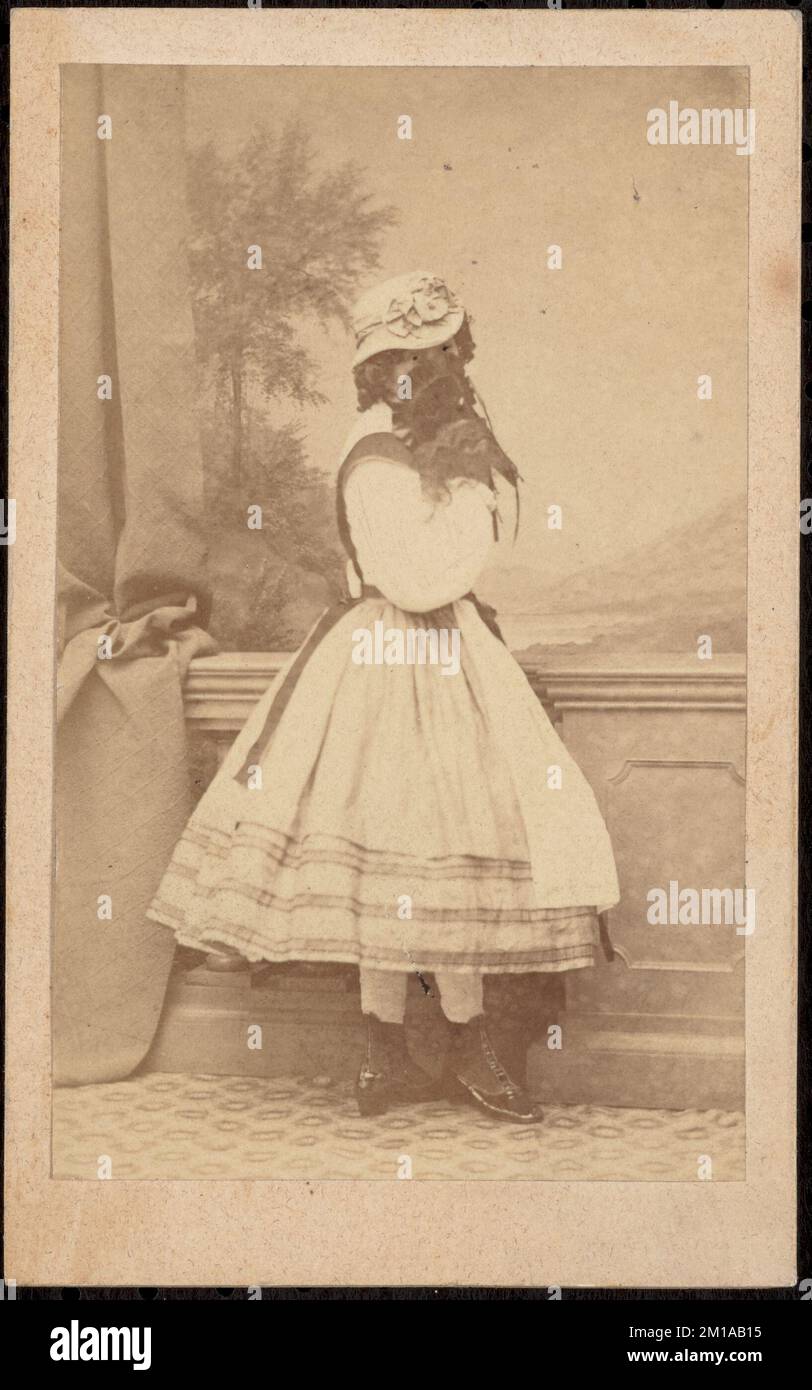 Nicht identifizierte Frau, Alexandre Benois Collection Stockfoto