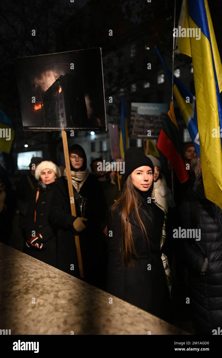 London, Großbritannien. 11.. Dezember 2022 Die Ukraine kämpft gegen den ...