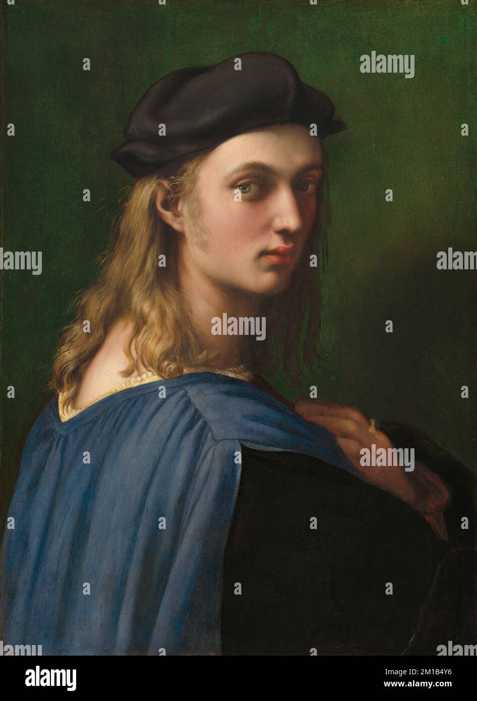Porträt von Bindo Altoviti, 1514, Gemälde von Raphael Stockfoto Porträt von Bindo Altoviti, 1514, Gemälde von Raphael Stockfoto