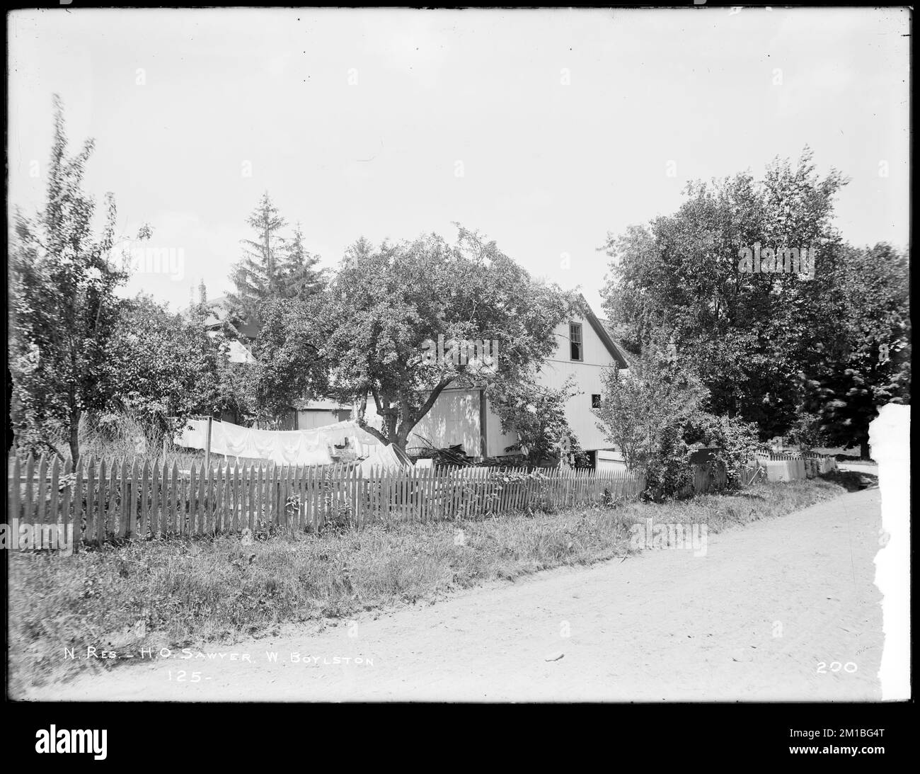 Wachusett Reservoir, Haus von H. O. Sawyer, an der südwestlichen Ecke