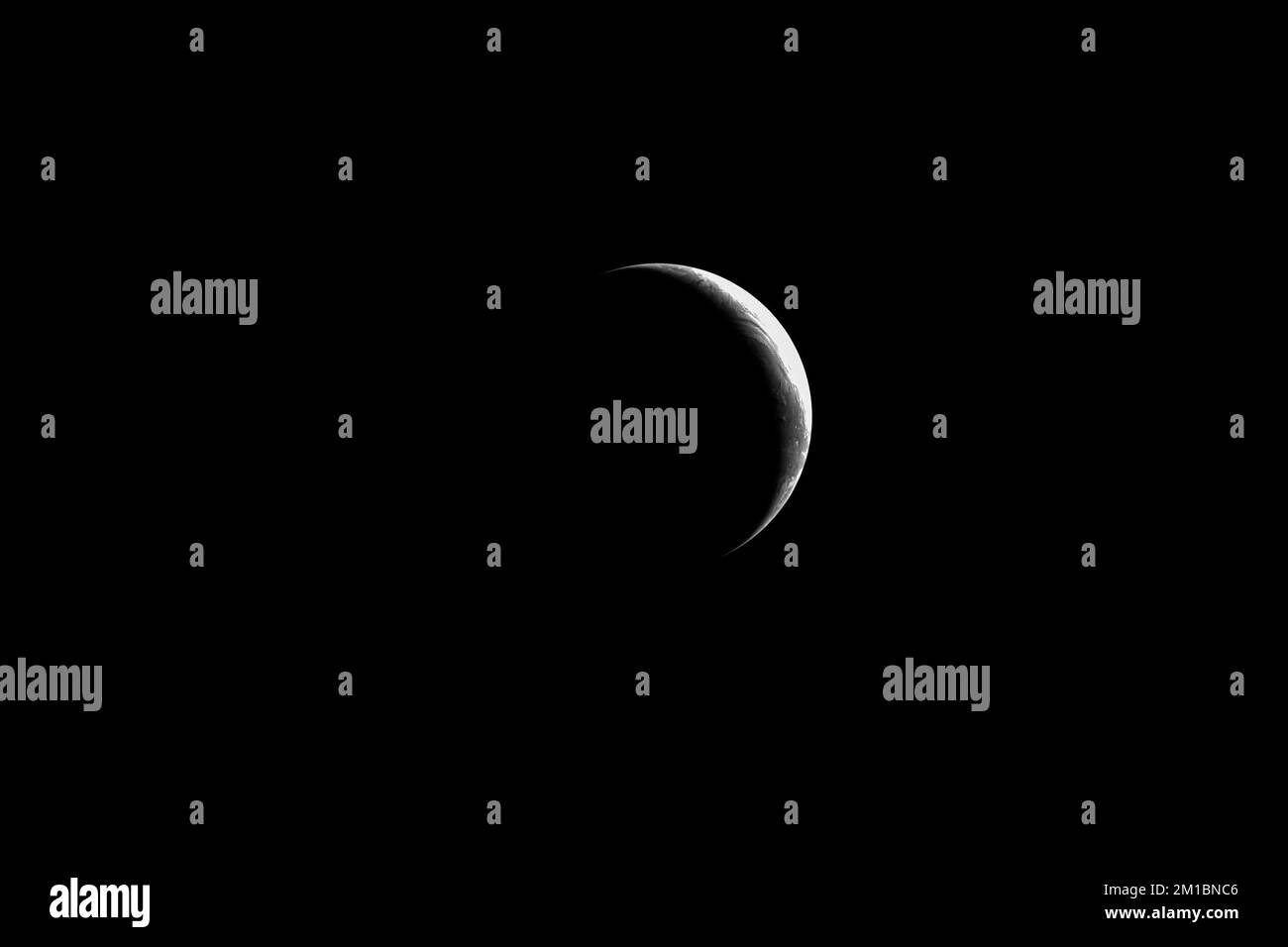 Washington, Usa. 11.. Dezember 2022. Orions optische Navigationskamera hat dieses Bild der Erde am 11. Dezember 2022 aufgenommen, am Tag ihrer Rückkehr nach Hause. Das Raumschiff ist um 12:40 Uhr gespritzt EST am 11. Dezember, um die Mission Artemis I abzuschließen und den Weg für zukünftige Missionen von Artemis zum Mond zu ebnen. NASA/UPI Credit: UPI/Alamy Live News Stockfoto