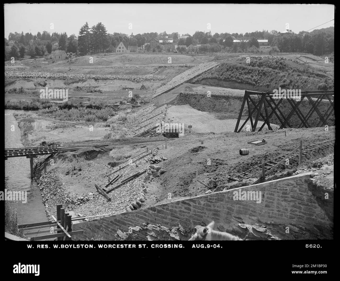 Wachusett Reservoir, Worcester Street Crossing, West Boylston