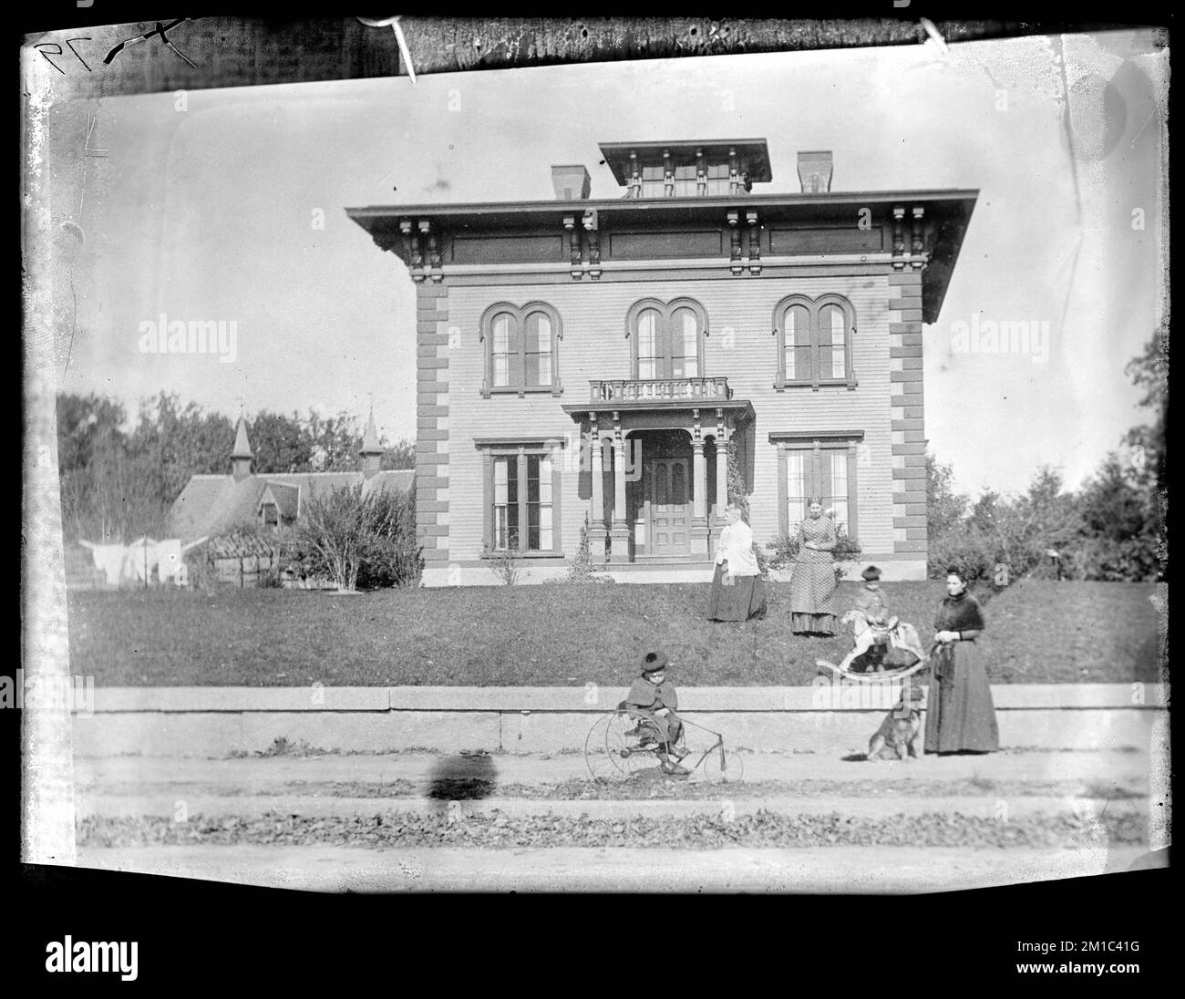 William F. Brett Haus 1853 , Houses, Brockton Public Library Archival Collection Stockfoto