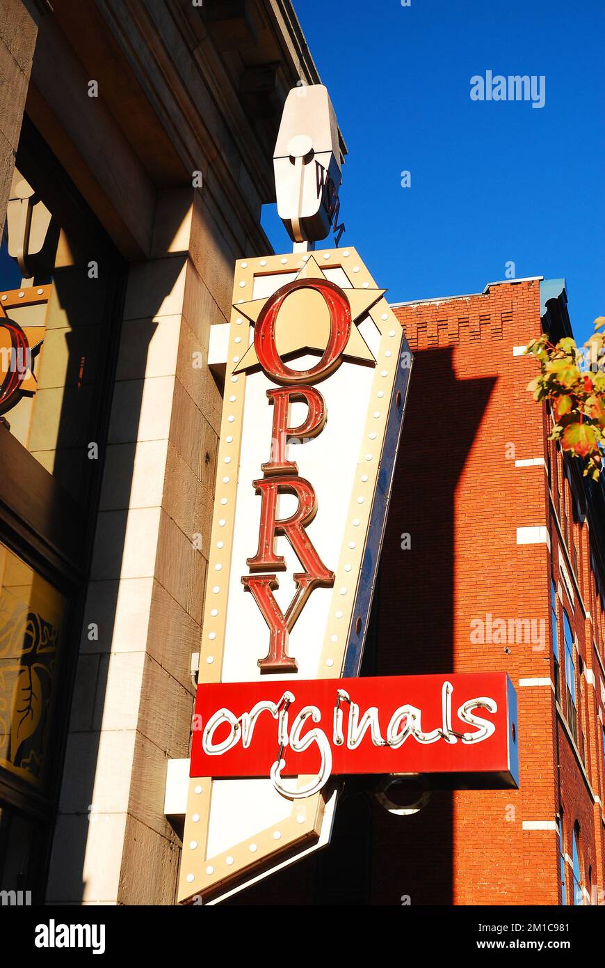 Opry Originals ist einer der beliebtesten Veranstaltungsorte für Livemusik am Broadway, Music Row in Nashville, Tennessee Stockfoto