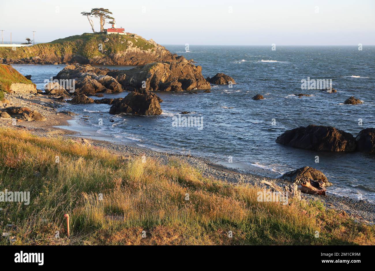 Battery Point, Kalifornien Stockfoto