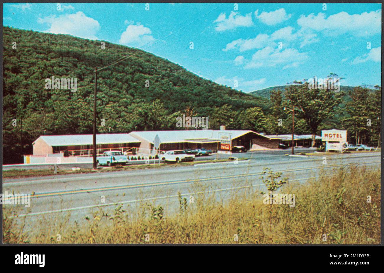 Continental Motel, RFD 5, Box 393A, Cumberland, Md. 21502 Motels, Tichnor Brothers Collection, Postkarten der Vereinigten Staaten Stockfoto
