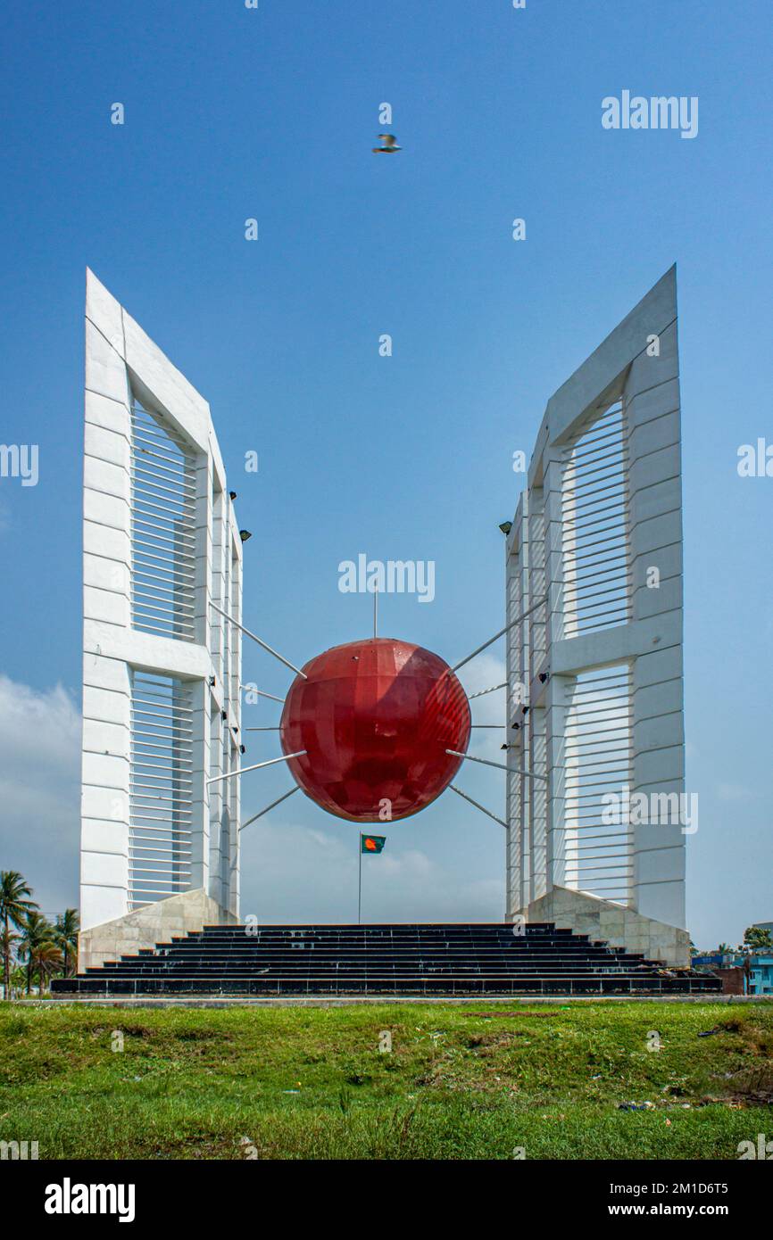 Gedenkstätte für den Befreiungskrieg in Gallamari in Khulna. Stockfoto