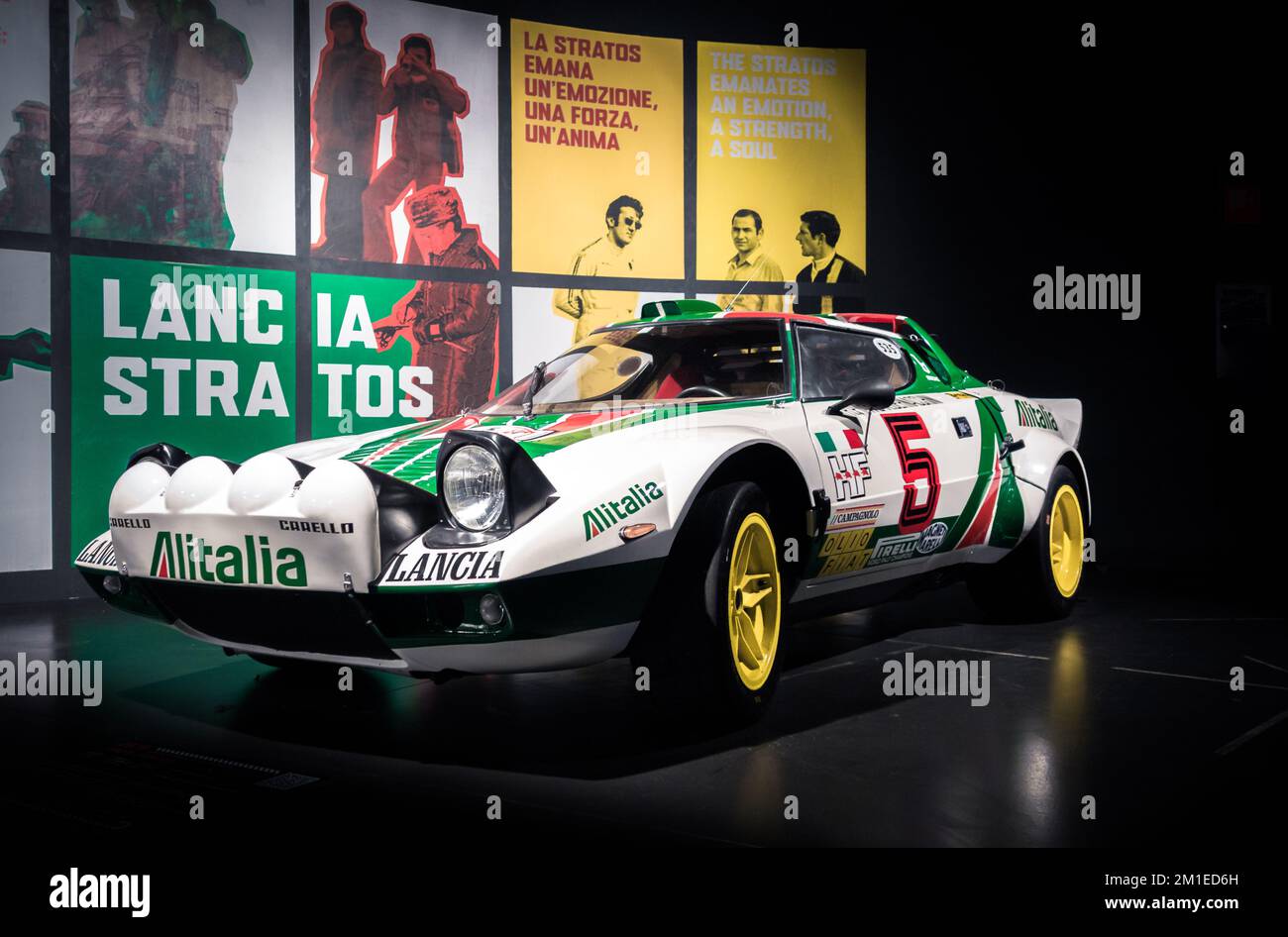 LANCIA STRATOS ALITALIA - 1976 Stockfoto