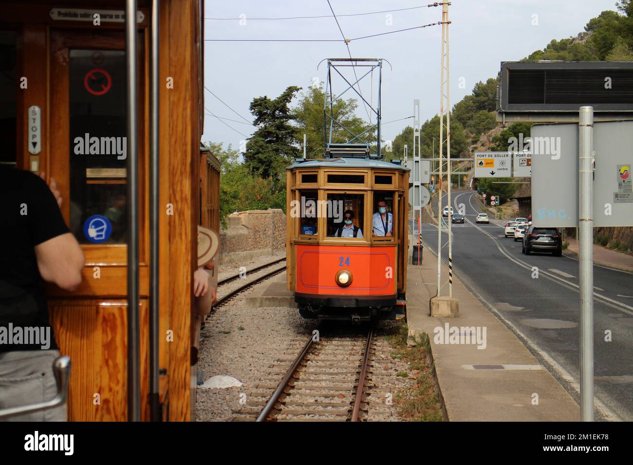 Zug nach Sóller Stockfoto