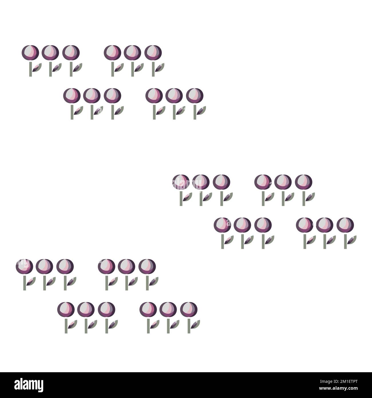Modernes, nahtloses geometrisches Muster. Digital gezeichnete Darstellung. Kann als Textildesign für andere Stoffe, Tapeten, Karten, Einladungen oder Dekorationen verwendet werden Stock Vektor