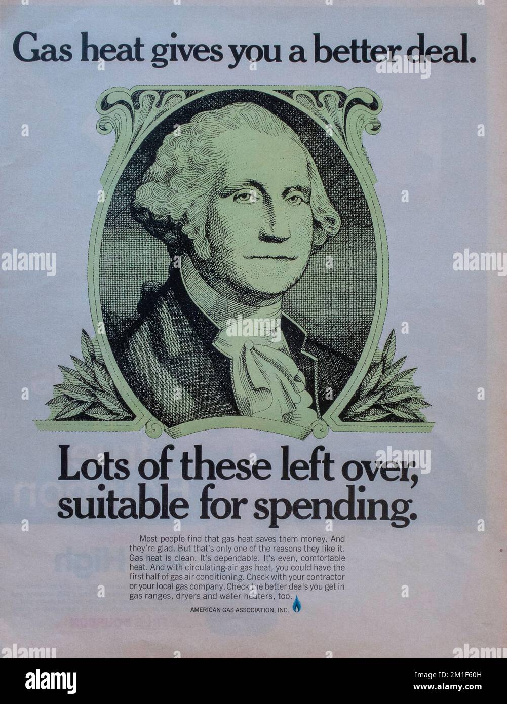 Vintage 20 November 1970, Zeitschriftenanzeige „Life“, USA Stockfoto