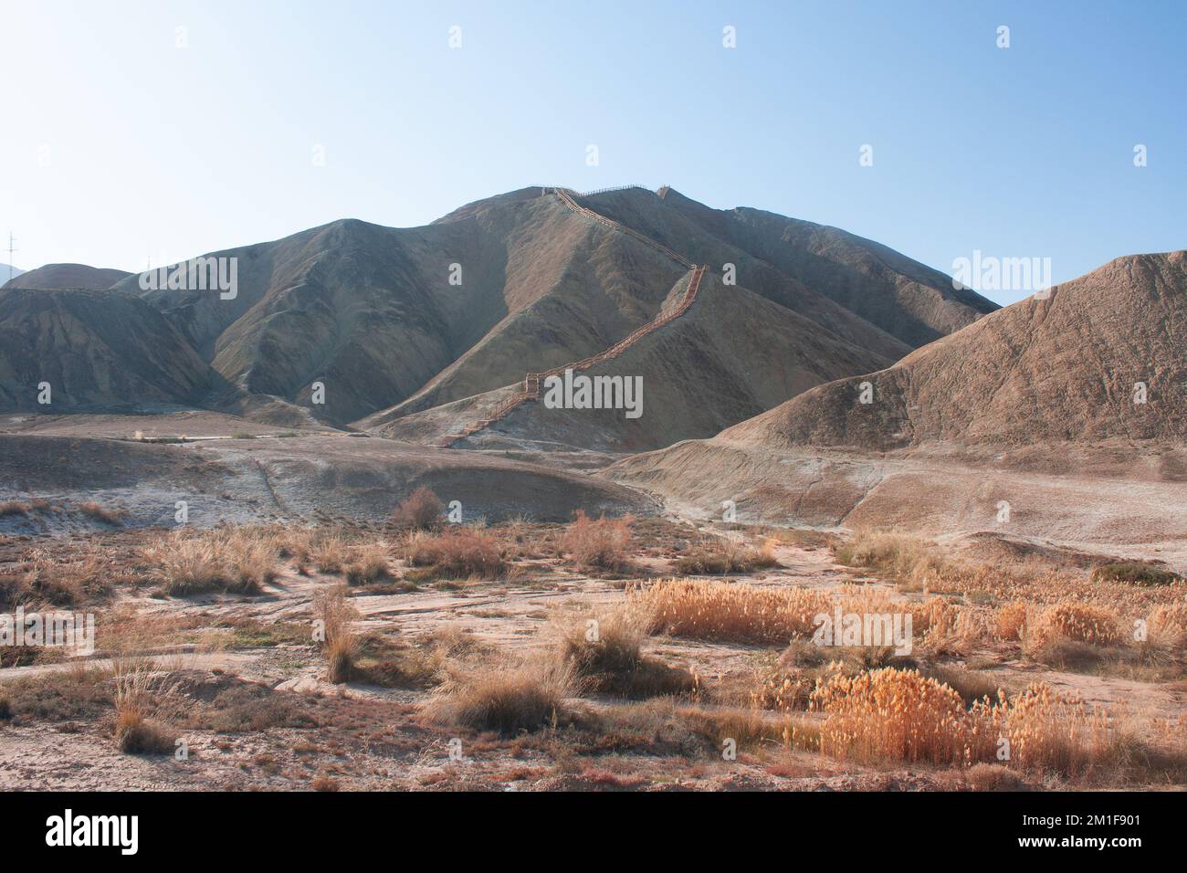 Zhangye Danxia National Geological Park, Gansu, China Stockfoto