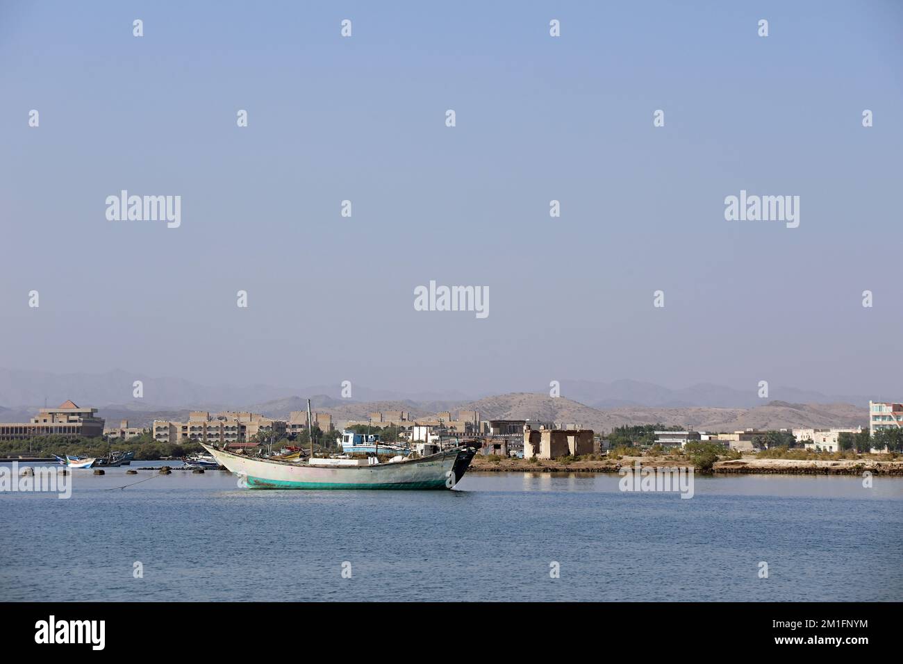 Ruine Hafen von Massawa an der Küste des Roten Meeres von Eritrea Stockfoto