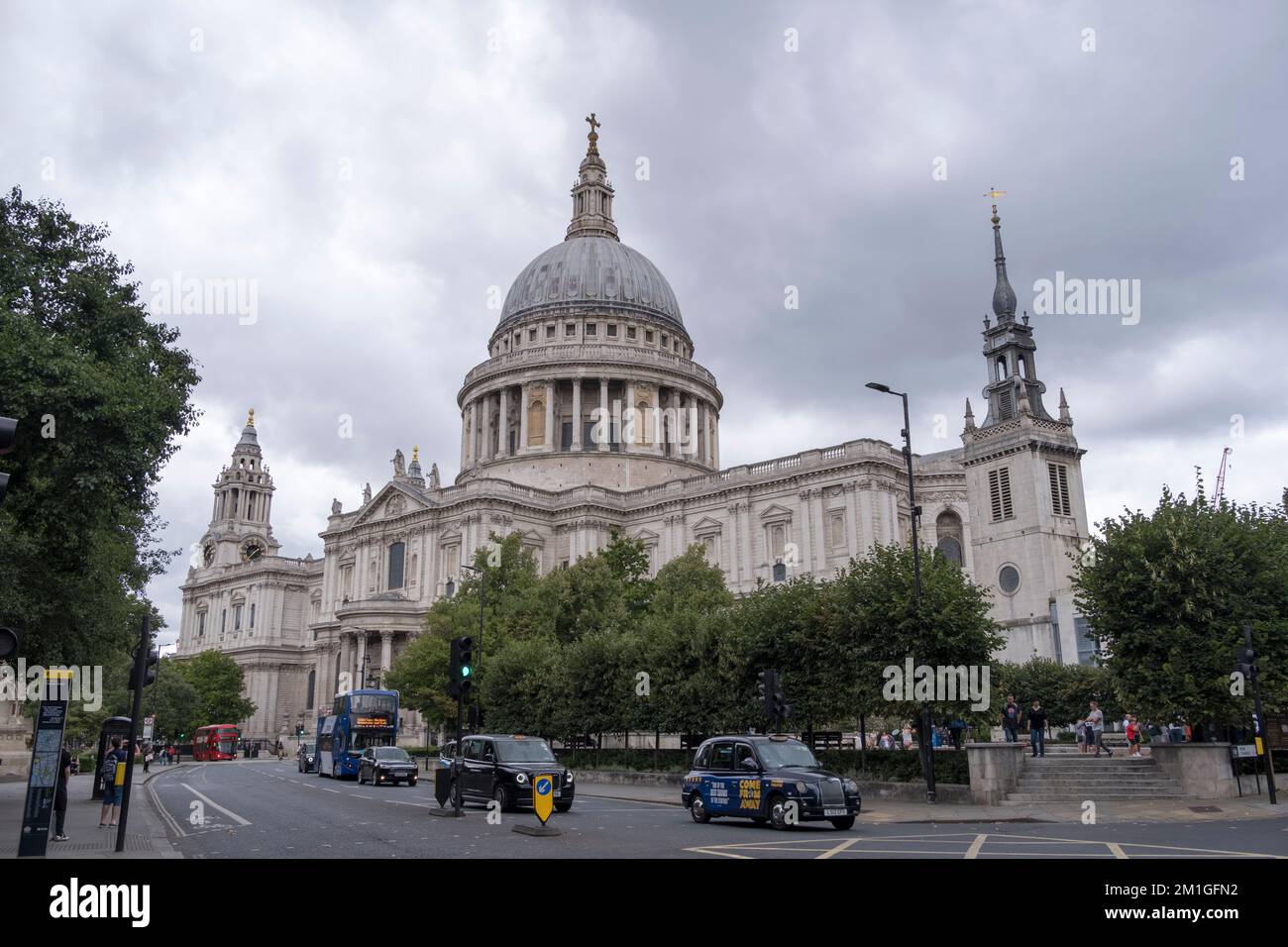 St. Pauls Cathederal in London. Stockfoto