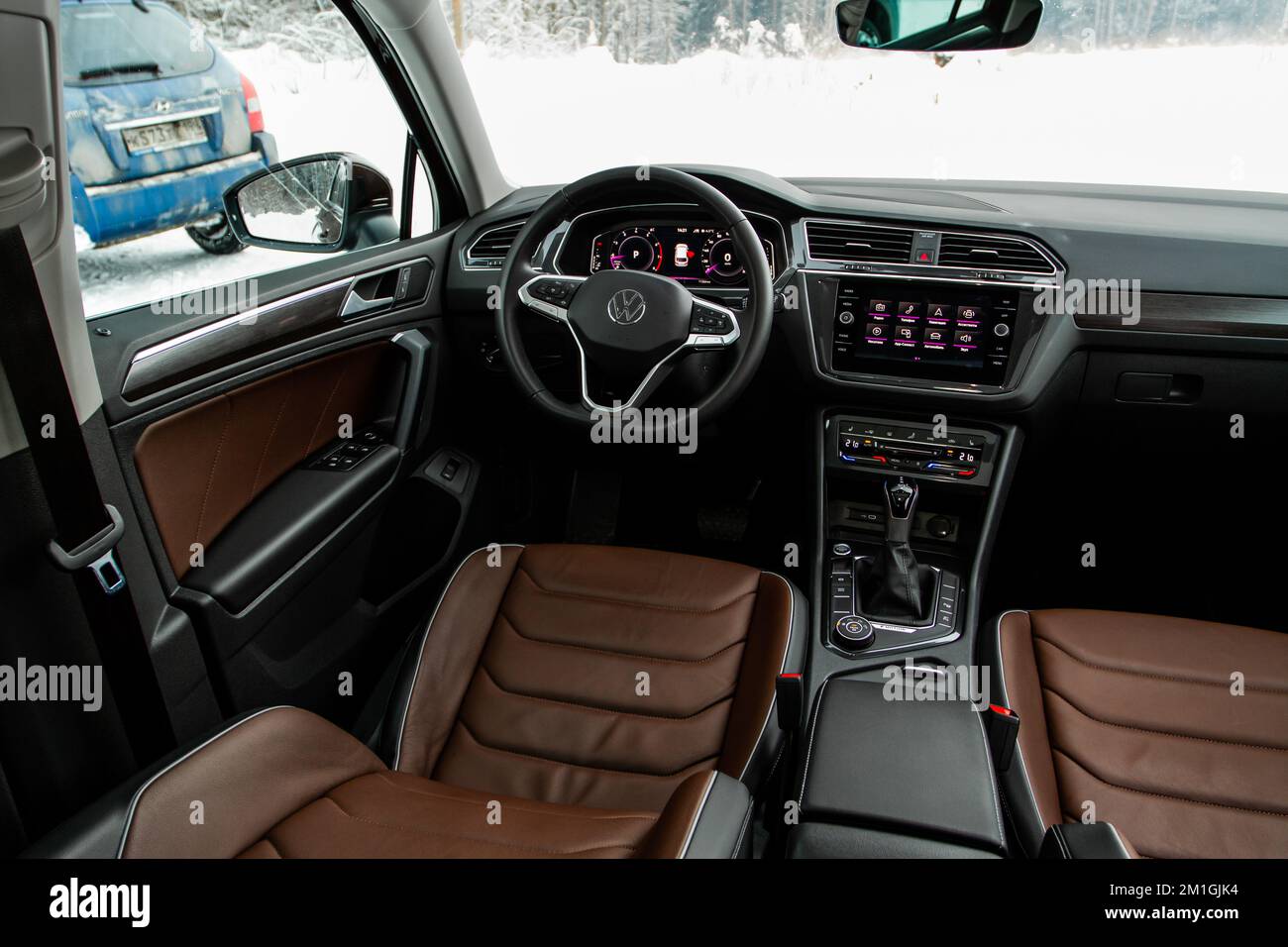 Schne Innenraum Vw Tiguan Ebenbildnull