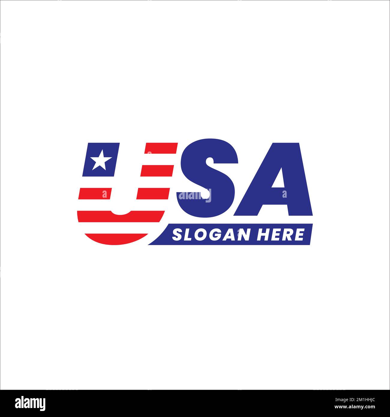 Logo „Made in the USA“, Etiketten und Abzeichen auf weißem Hintergrund Stock Vektor