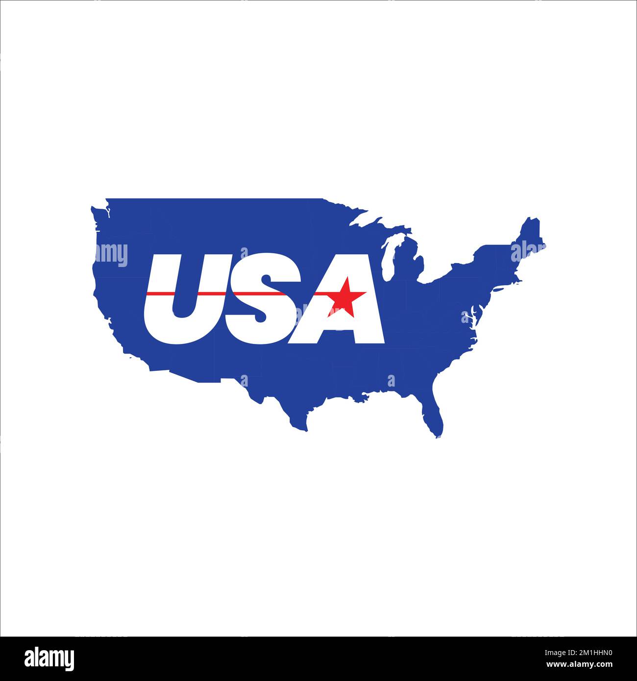 Logo „Made in the USA“, Etiketten und Abzeichen auf weißem Hintergrund Stock Vektor