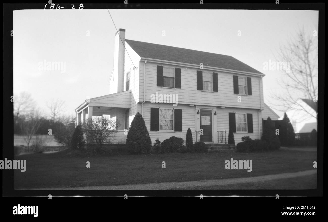28 Lancaster Rd, Houses. Needham Building Kollektion Stockfoto