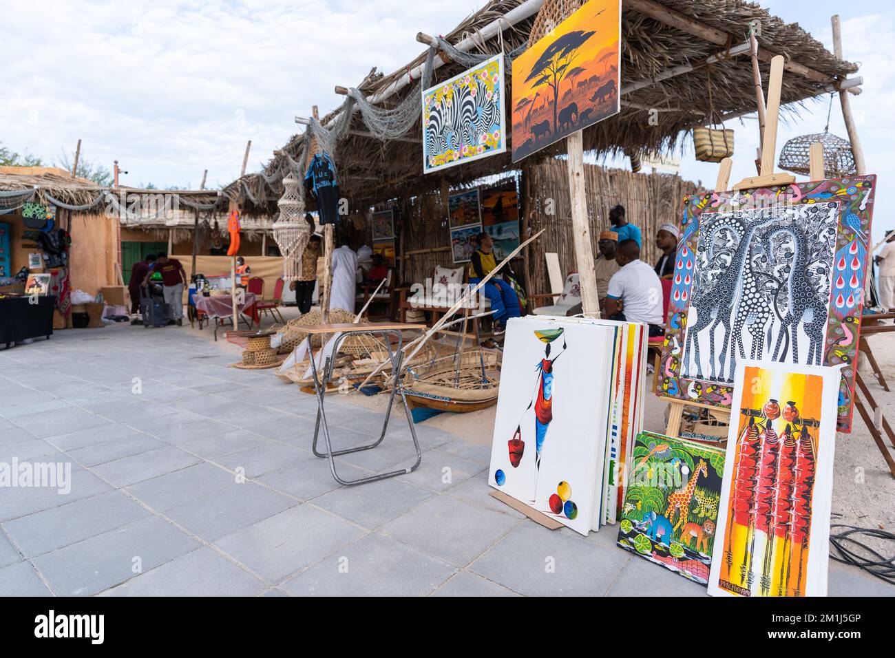 Internationales Dhow Festival im Katara Cultural Village Doha, Katar. Stockfoto