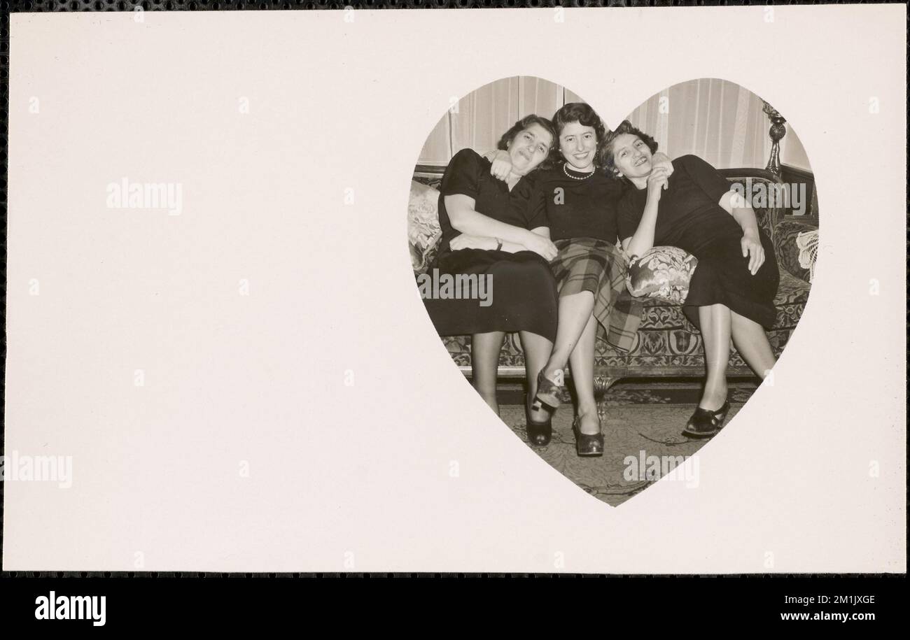 Alice, Lucy, Florenz Aroyan, Familien. Leon Abdalian Kollektion Stockfoto