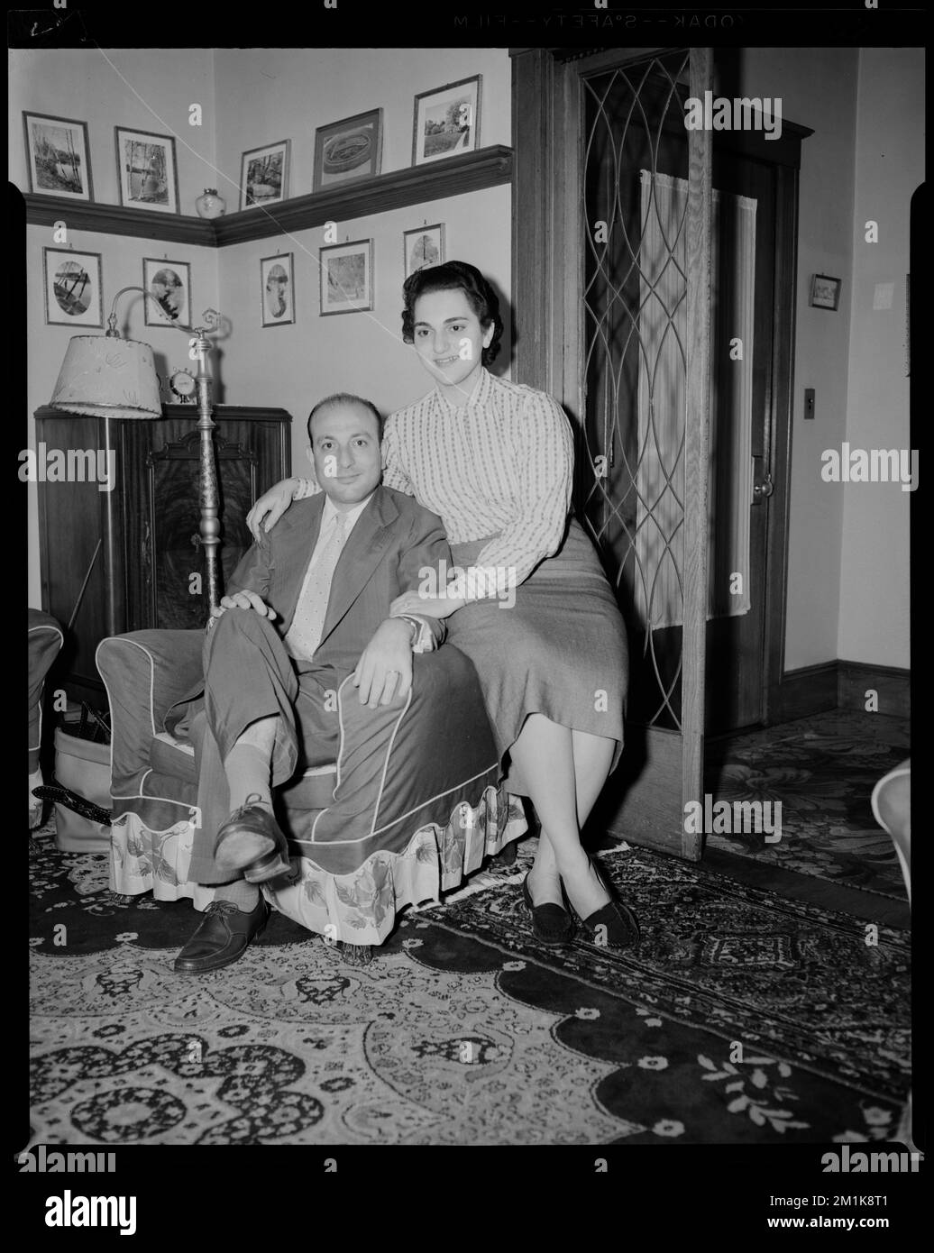 Armenak Kahtalian, Irma Alice, Paare. Leon Abdalian Kollektion Stockfoto