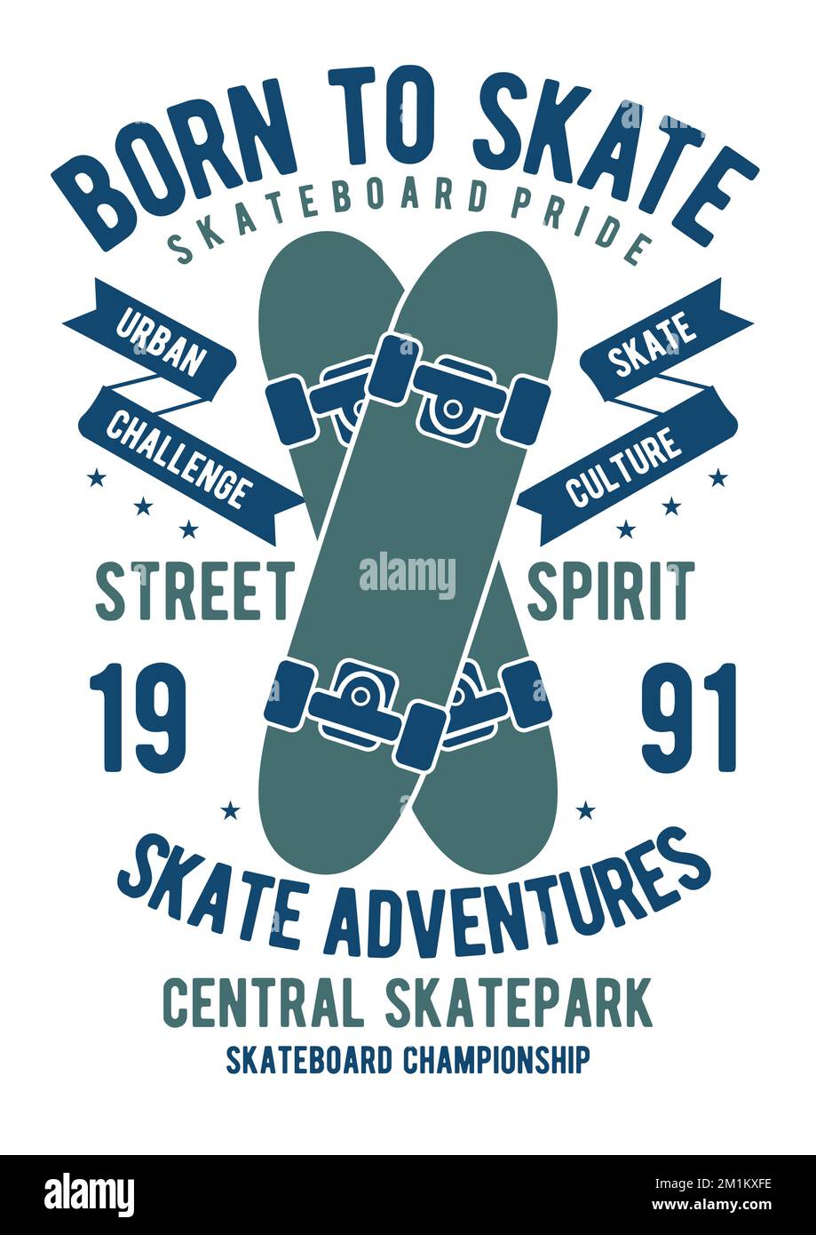 Vektordesign mit Typografie Stock Vektor