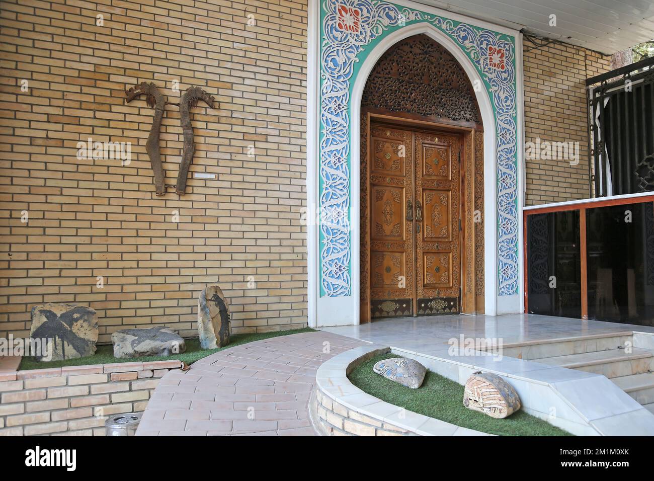 Museum für angewandte Kunst (ehemaliger Wohnsitz von Alexander Polovtsev), Rakatboshi Street, Südtaschkent, Provinz Taschkent, Usbekistan, Zentralasien Stockfoto