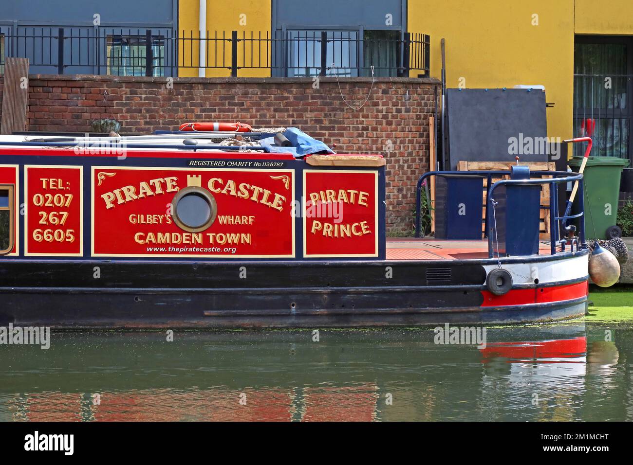 Regents Canal Towpath, Camden, North London, England, UK, NW1 Stockfoto