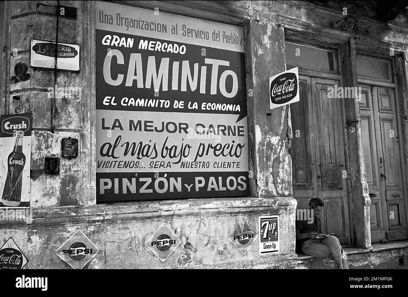 La Boca, Stadtviertel Buenos Aires, Argentinien, ca. 1960 Stockfoto