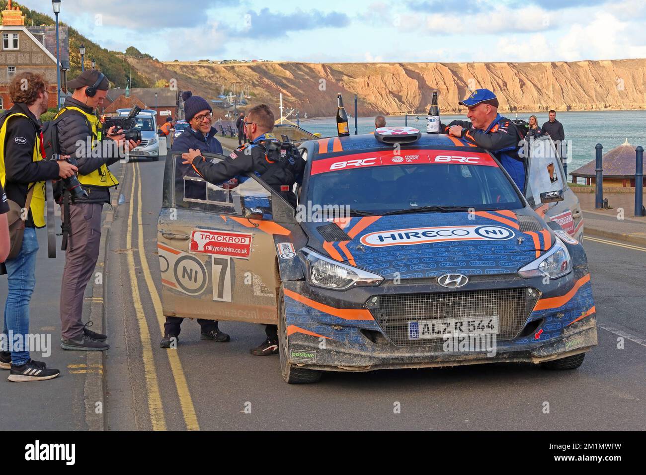 Car 7, Alan Carmichael Ballymena , Arthur Kierons Monaghan, Bühne bei Filey 24.. September 2022, Yorkshire Trackrod Motor Club Rally, England, Großbritannien Stockfoto