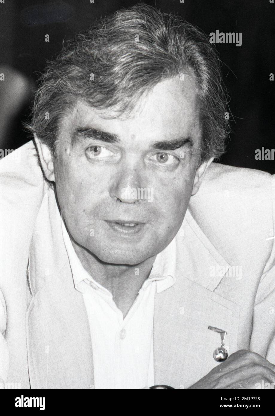 20121203 - BRÜGGE, BELGIEN: (DATEI) Dieses Bild aus dem Jahr 1974 zeigt den Club Brügge Manager Ernst Happel. BELGA FOTOARCHIV BELGA ARCHIV Stockfoto