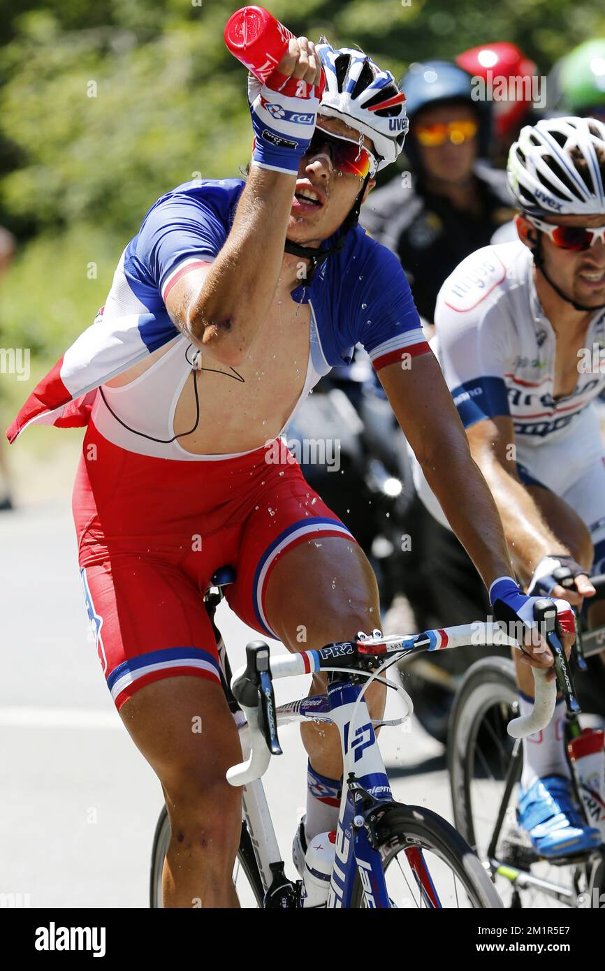 Arthur Vichot aus dem Jahr FDJ.fr wurde in der neunten Etappe des