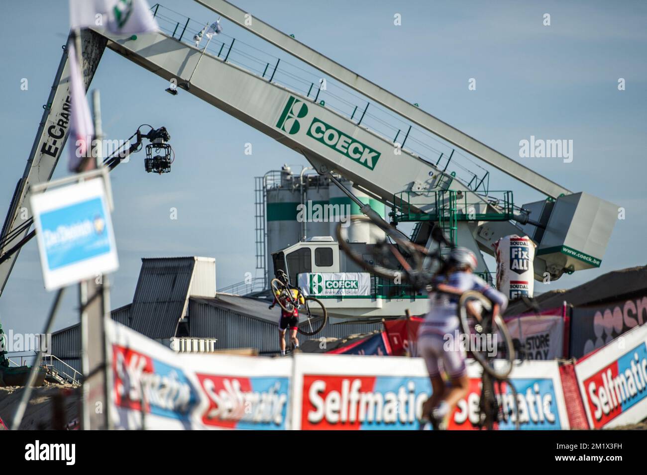 Sanne kann nicht im Soudal Classic in Niel übernachten Stockfoto