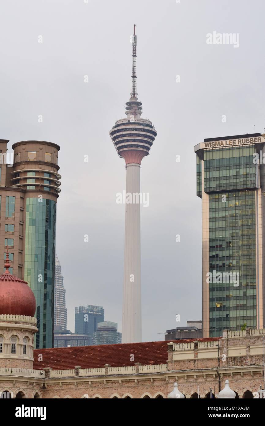 Der berühmte Kuala Lumpur vom Independence Square Stockfoto